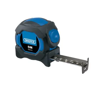 Draper Auto Lock Measuring Tape, 5m/16ft, 25mm 04751