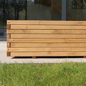 1.4m Pine Raised Trough Planter