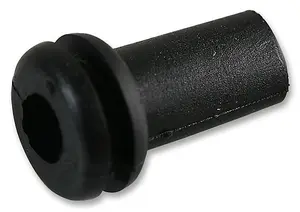 PRO POWER - PVC Cable Grommet Sleeves Black 6.40mm Cable Dia. 9.50mm Panel Hole Dia. 50 Pack