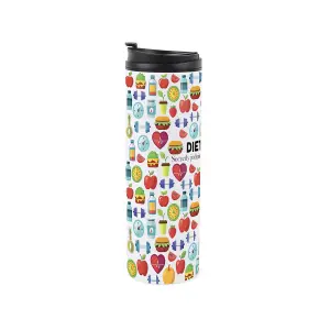 Dietician Travel Mug - Novelty Healthcare & Wellbeing Coach Gift - Stainless Steel Double-Walled Hot/Cold Drinks Travel Flask