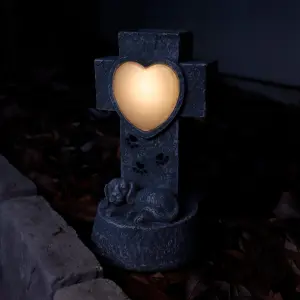 Gardenwize Solar Powered LED Dog Memorial Remembrance Ornament Light Decorative Decking Light