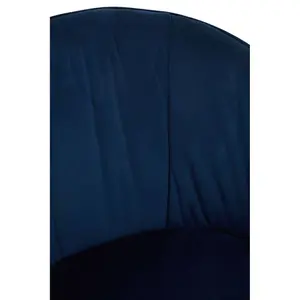 Interiors by Premier Veneto Midnight Velvet Dinner Chair