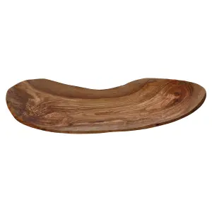 Interiors by Premier Kora Large Olive Wood Fruit Tray