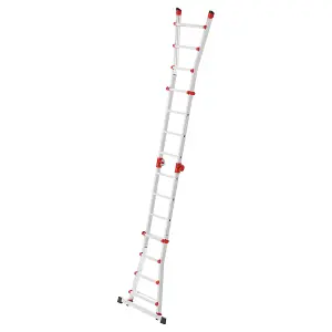 Hailo M80 Aluminium Multipurpose ladder - 4x4 Rungs