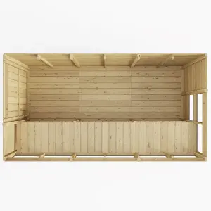 BillyOh Planthouse Tongue and Groove Pent Potting Wooden Shed - 12x6