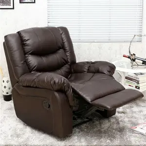 Brown Leather Seattle Recliner Armchair | Manual | Furniture Online