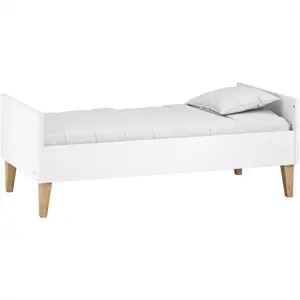 Saluzzo Convertible Cot Bed Premium White