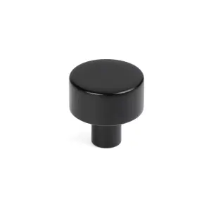 From The Anvil Matt Black Kelso Cabinet Knob - 25mm (No rose)