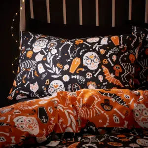 Halloween Day of the Dead Childrens Bedroom Duvet Cover Set