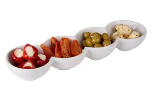 Maison by Premier 4 Section Snack Dish