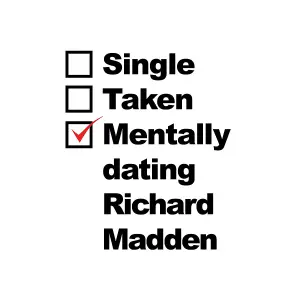 Grindstore Mentally Dating Richard Madden Mug White (One Size)