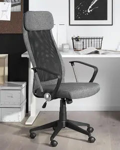 Office Chair Dark Grey PIONEER