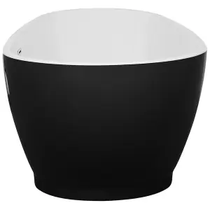 Freestanding Bath 1730 x 820 mm Black and White GUIANA