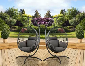 2 x Pagoda Bali Single Hanging Egg Chair