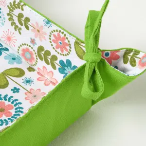 Homescapes Retro Flower Reversible Bread Basket