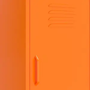 Berkfield Storage Cabinet Orange 42.5x35x101.5 cm Steel