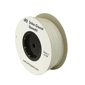 John Guest 1/4" LLDPE (Linear Low Density PolyEthylene) Tubing - White - 150 Metre Coil