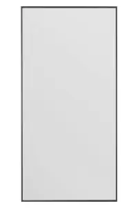 MirrorOutlet - UK Made All Glass Modern 6 Panel Wall Mirror 5ft6 x 3ft6  (167 x 106 cm)