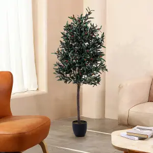 190cm H Garden Decoration Artificial Green Olive with Pot