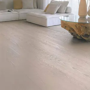 Beige B14929436 Contract Wood Effect Commercial Vinyl Flooring For Shop, Office, Waterproof Lino Flooring-2m(6'6") X 2m(6'6")-4m²