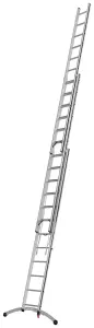 Hymer AluPro Black Line 'Smart Base' Combination Ladder - 3x12 Rung (8.02m)