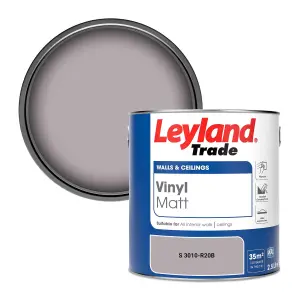 Leyland Trade Vinyl Matt Walls & Ceilings Emulsion Paint (S 3010-R20B) 2.5L