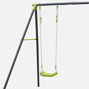 sweeek. Blow moulded plastic swing seat for 2-2.5m frame Balaguere Green 38x15.7x215 cm