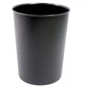 Plastic Open Waste Bin - 7L Black