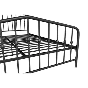 Holland Bed Frame Black / Double (4'6)