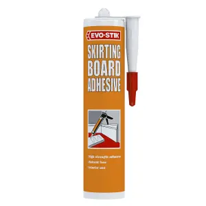 Evo-Stik Solvent-free Buff Skirting board Adhesive 310ml 5.25kg