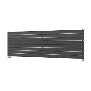 Ximax Vertirad HWH1195600A Anthracite Gas Horizontal Designer panel Radiator, (W)1800mm x (H)595mm