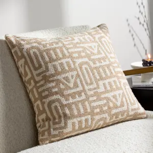 Hoem Samos Woven Jacquard Feather Filled Cushion