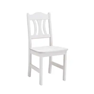 Kristel Solid Wood Dining Chair (Set of 2) White