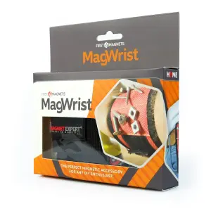 MagWrist Blue Magnetic Wristband for Screws, Nails, Drill Bits - Ideal for Carpentry, DIY, Electrician, Mechanic Work Gadget