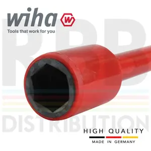 Wiha Hex Driver Screwdriver 1000v VDE Electrician 14mm SoftFinish Grip 00865