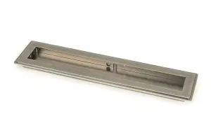 From The Anvil Pewter 250mm Art Deco Rectangular Pull