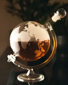 Glass Globe Drinks Decanter 700ml