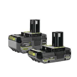 Ryobi 18V ONE+ Lithium+ 4.0Ah & 2.0Ah Battery Dual Pack