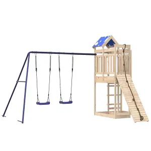 Berkfield Outdoor Playset Solid Wood Pine