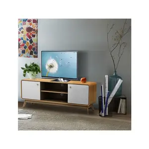 Justine TV Stand for TVs up to 60" Oak/White