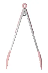 Maison by Premier Zing Light Pink Silicone Tongs