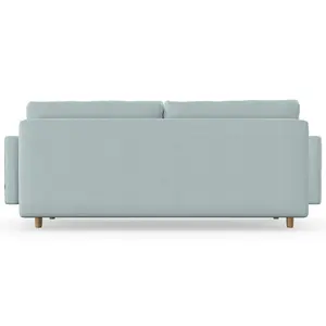 Jacquelyn 3 Seater Bouclé-Sofa Bed Sky Sky Blue