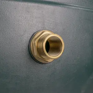 solid brass waterbutt/tank outlet adaptor 1" bsp female/1.25" male (42 mm hole)