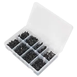 Sealey Self Tapping Screw Assortment 700 Pieces Flanged Head BS 4174 AB066STBK