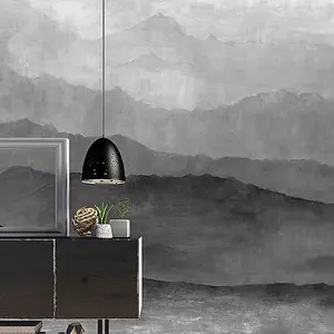 Galerie Atmosphere Grey Mountain Wall Mural