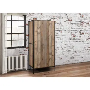 Birlea Urban 2 Door Wardrobe Rustic