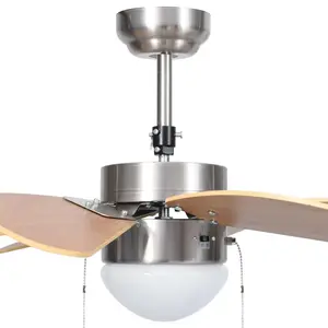 Dornan 76cm Ceiling Fan with Light Kit Brown