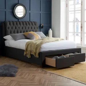 Birlea Valentino Double Bed Charcoal