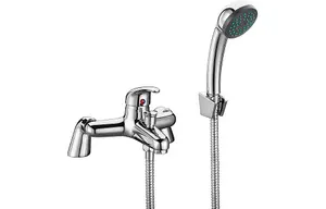 Aquarius QualEco Bath Shower Mixer Tap Inc Kit Chrome AQQE2216