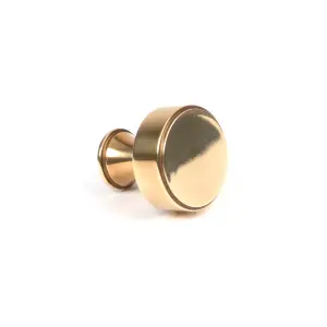 From The Anvil Aged Brass Scully Cabinet Knob - 25mm